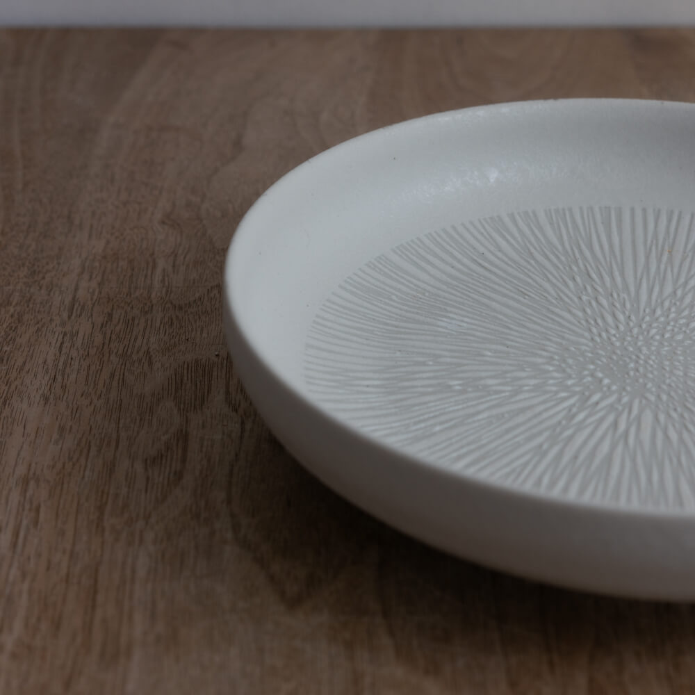 KIZAMI 白 7寸パスタ皿 -器市-