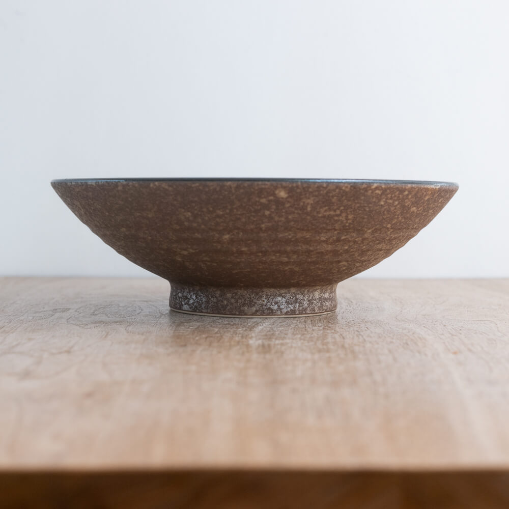 アース波紋 8寸盛鉢 -器市-