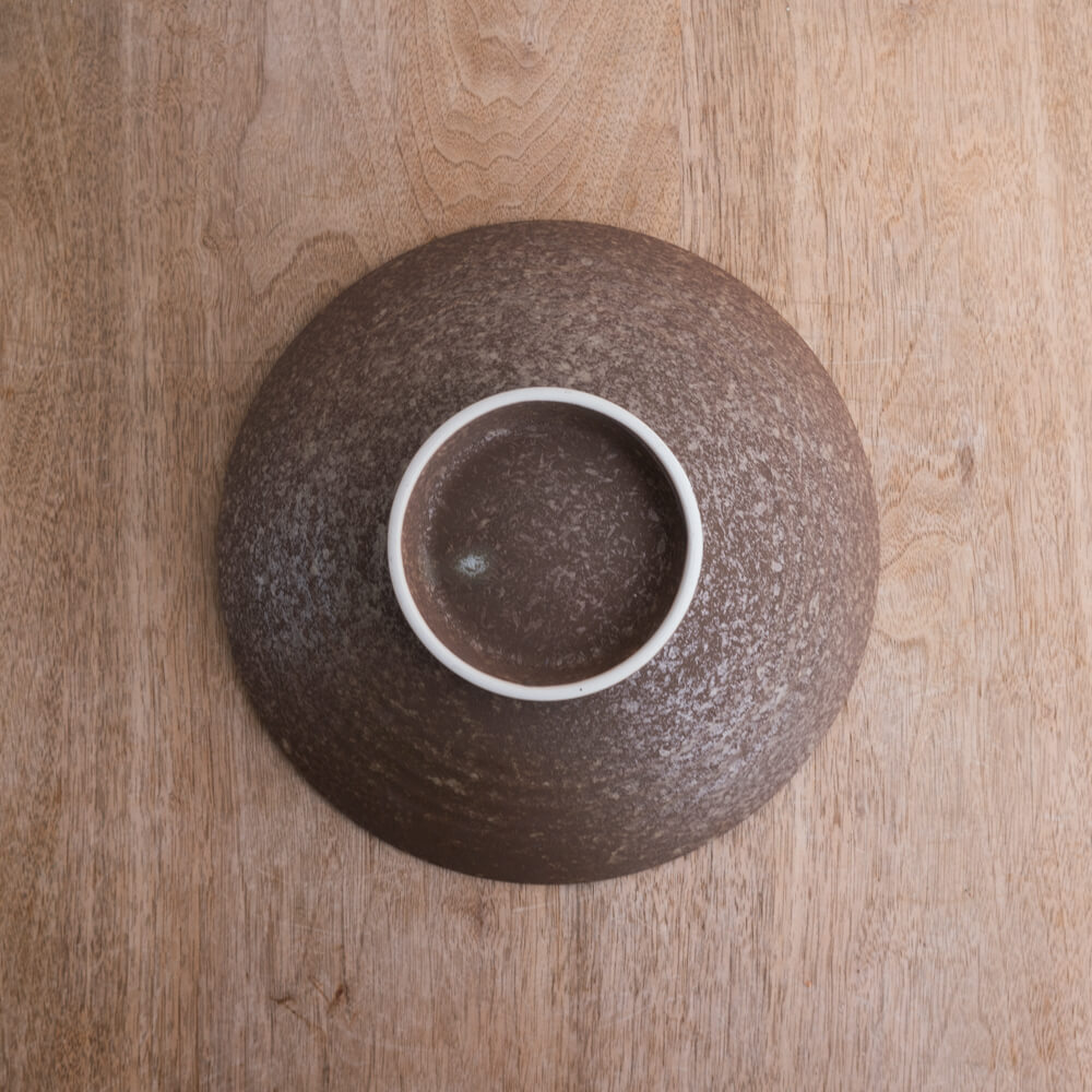 アース波紋 8寸盛鉢 -器市-