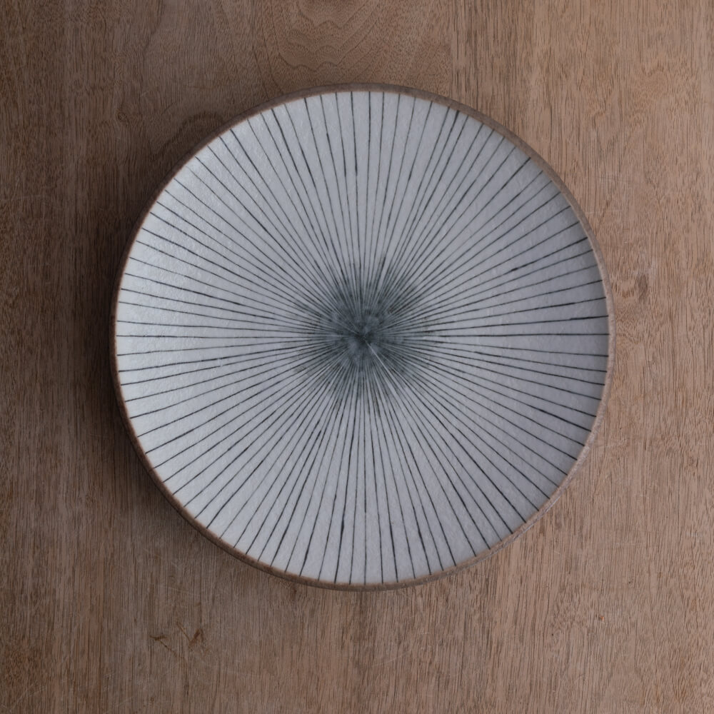 郷巻十草 丸8寸皿 -器市-