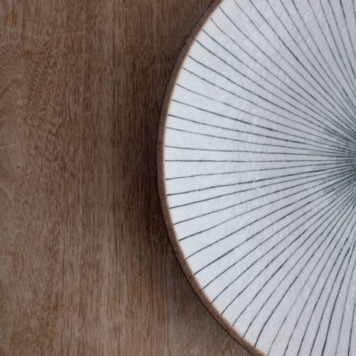 郷巻十草 丸8寸皿 -器市-