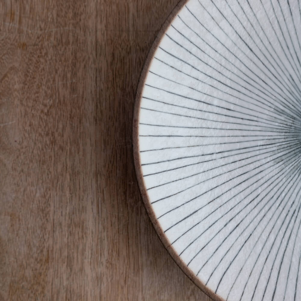 郷巻十草 丸8寸皿 -器市-