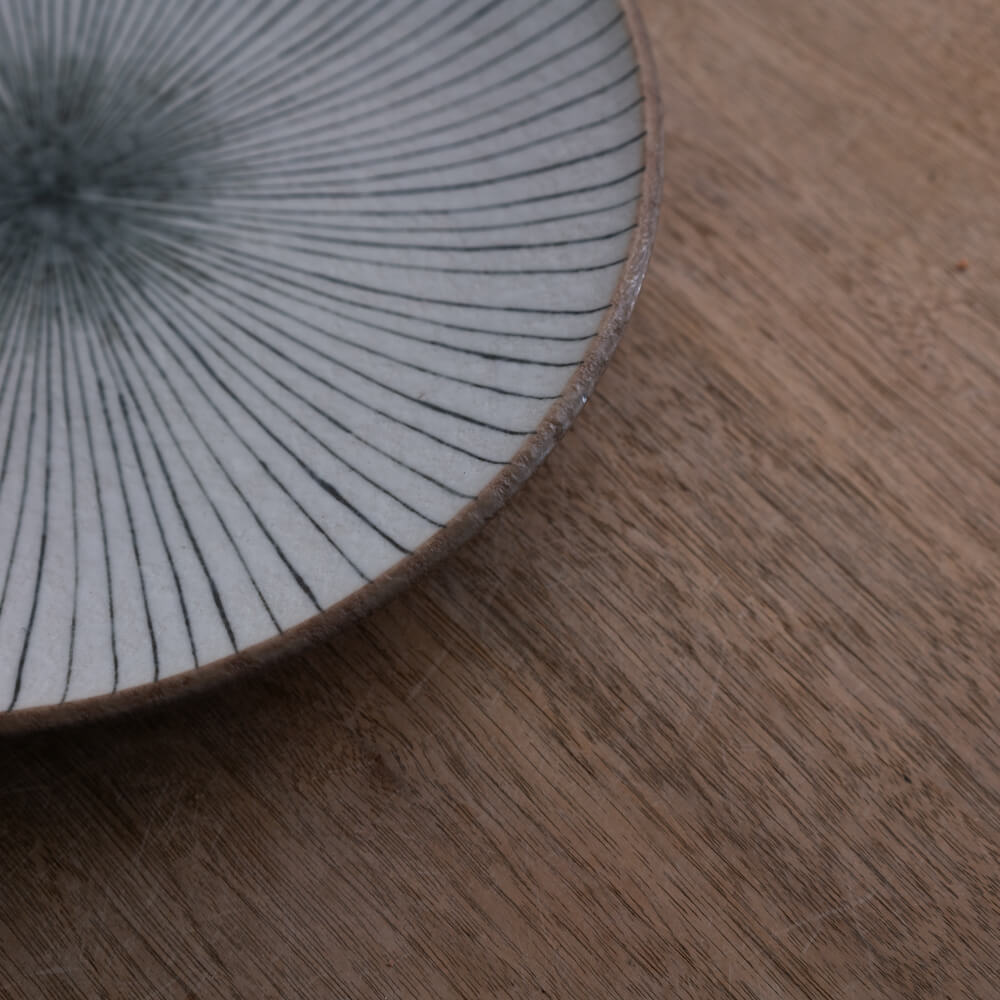 郷巻十草 丸8寸皿 -器市-