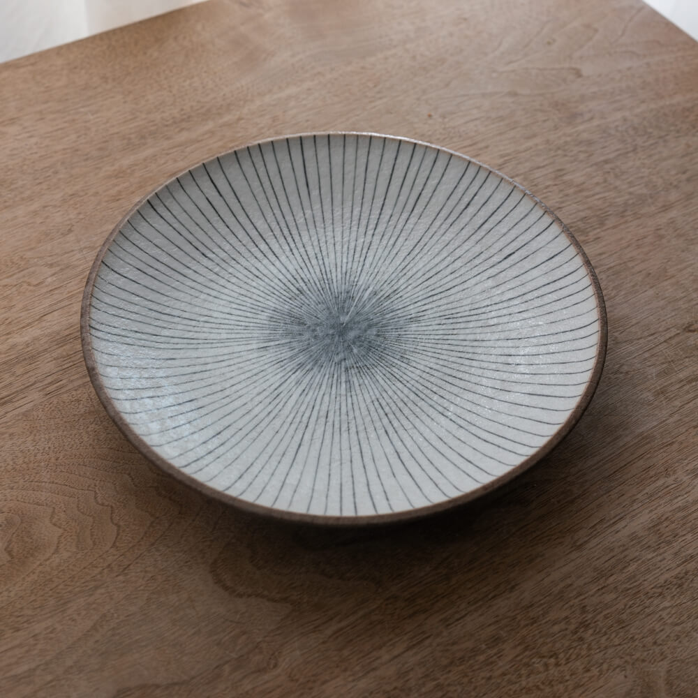 郷巻十草 丸8寸皿 -器市-