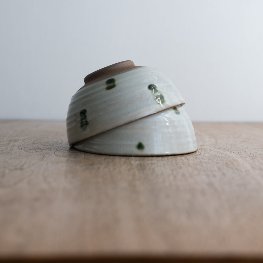 土物 中平碗（ドット）-器市-