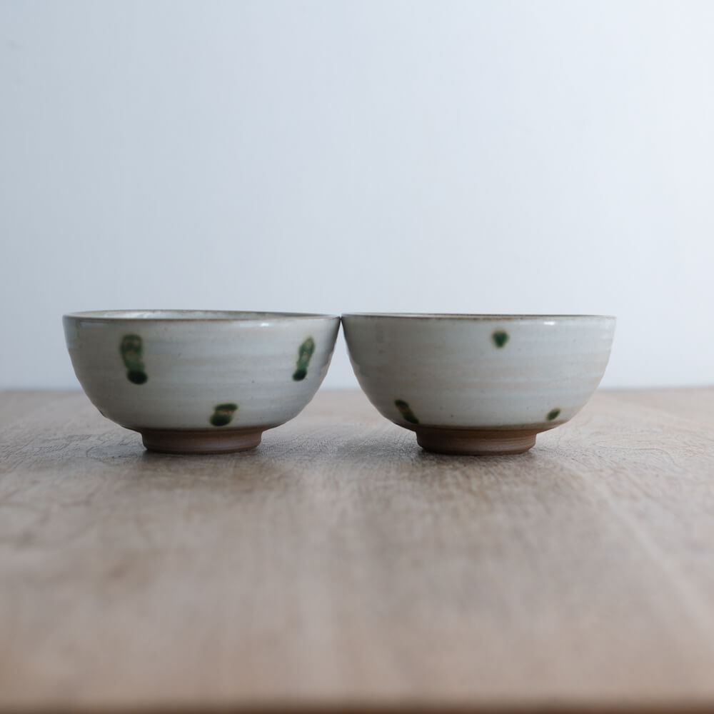 土物 中平碗（ドット）-器市-