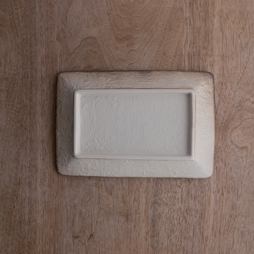 緑彩 焼物皿 -器市-