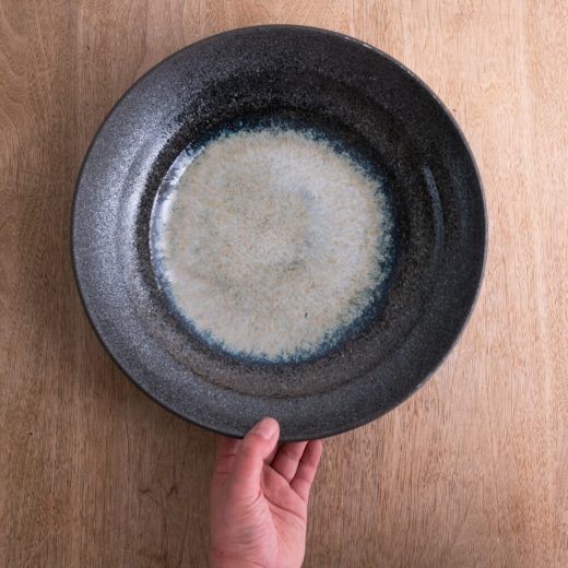 悠々黒鉄 9.5盛皿 -器市-