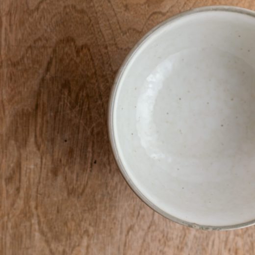 粉引ブラウンライン 碗小 -器市-