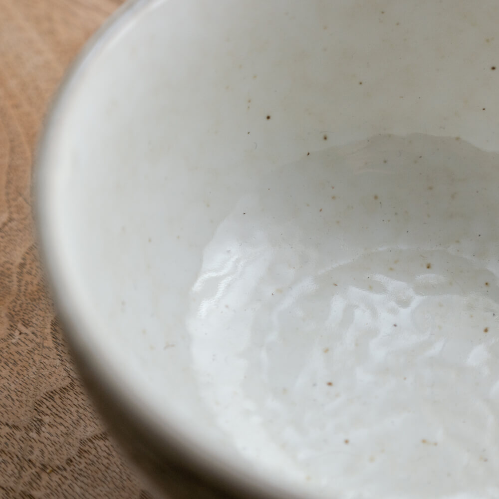 粉引ブラウンライン 碗小 -器市-