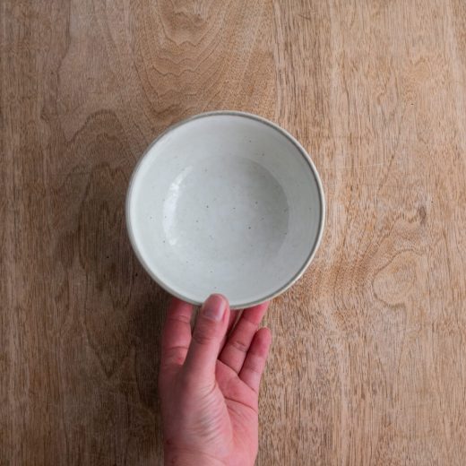 粉引ブラウンライン 碗小 -器市-