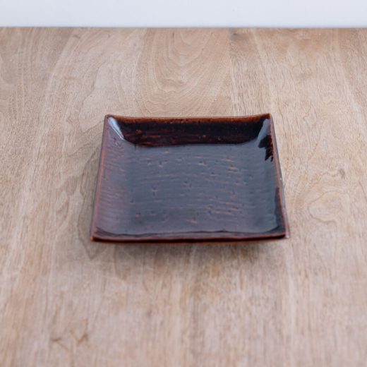 【WEB限定】17cm角皿 アメ -器市-