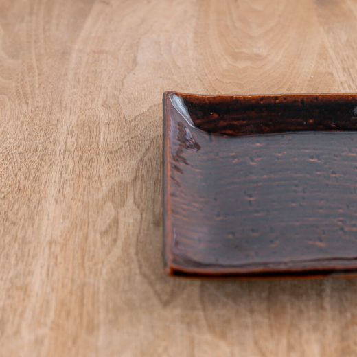 【WEB限定】17cm角皿 アメ -器市-