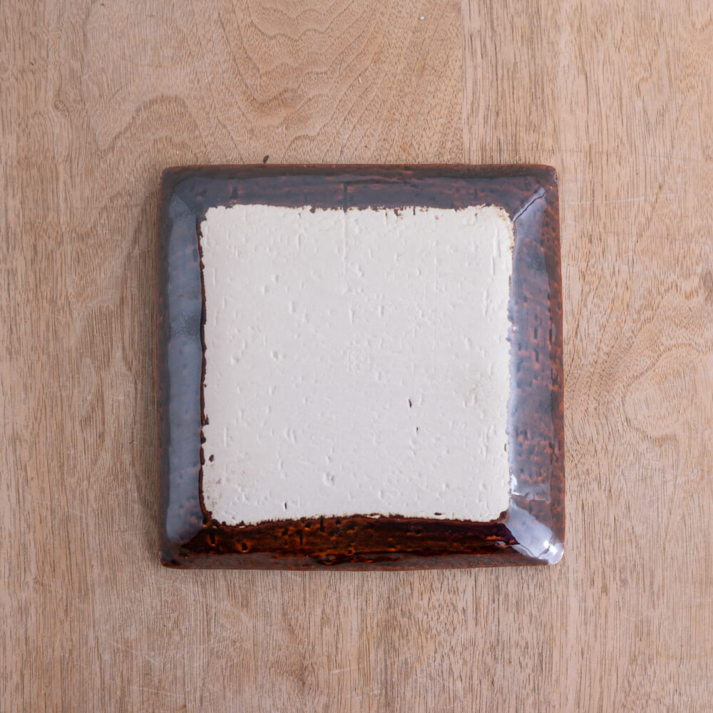 【WEB限定】17cm角皿 アメ -器市-