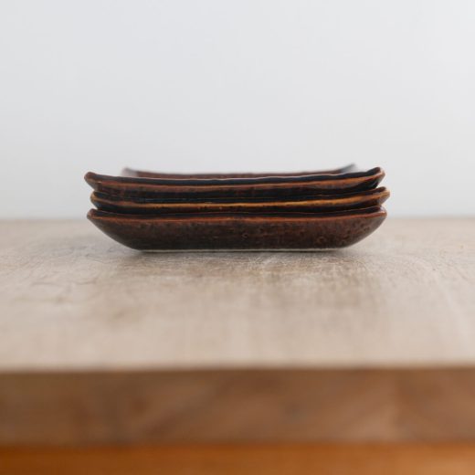 【WEB限定】17cm角皿 アメ -器市-