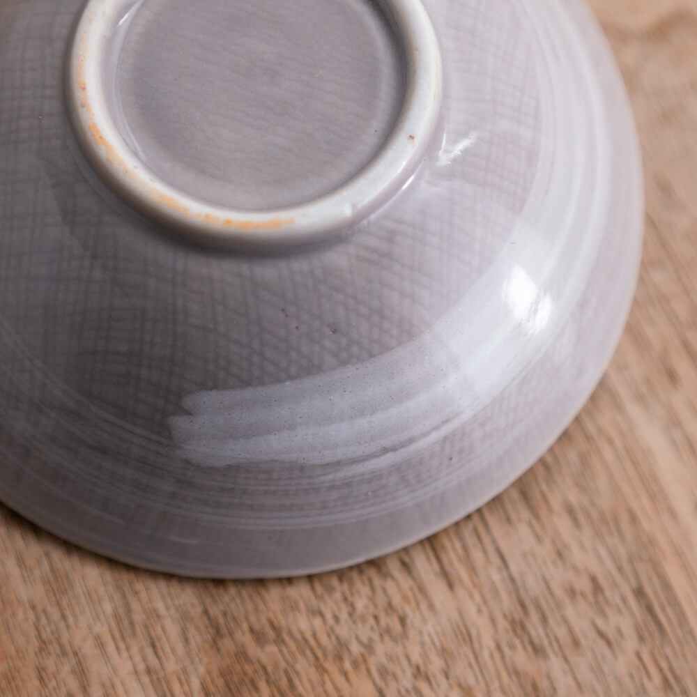 うず粉引グレー呑水 -器市-