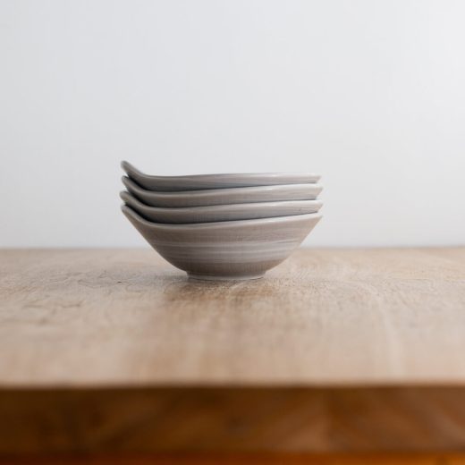 うず粉引グレー呑水 -器市-