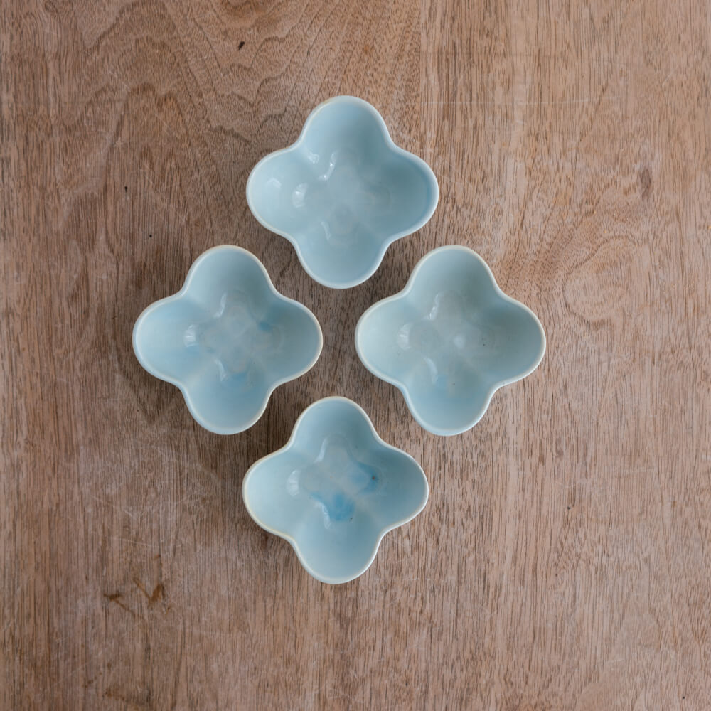 四花豆鉢 ミズイロ -器市-