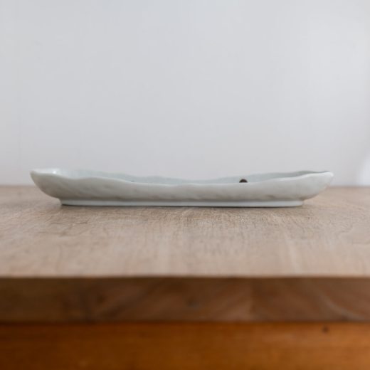 【WEB限定】白彩ドット小判深皿 -器市-