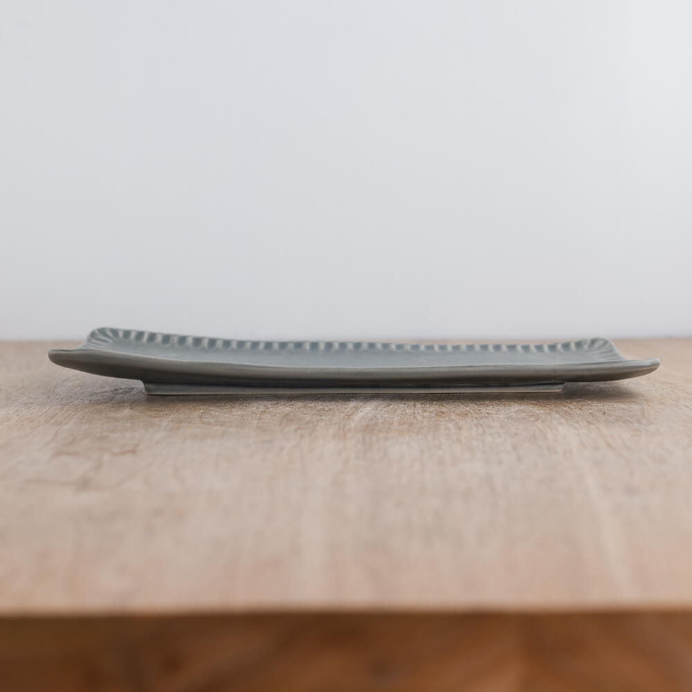 MINO 削ぎ サンマ皿 GY -器市-