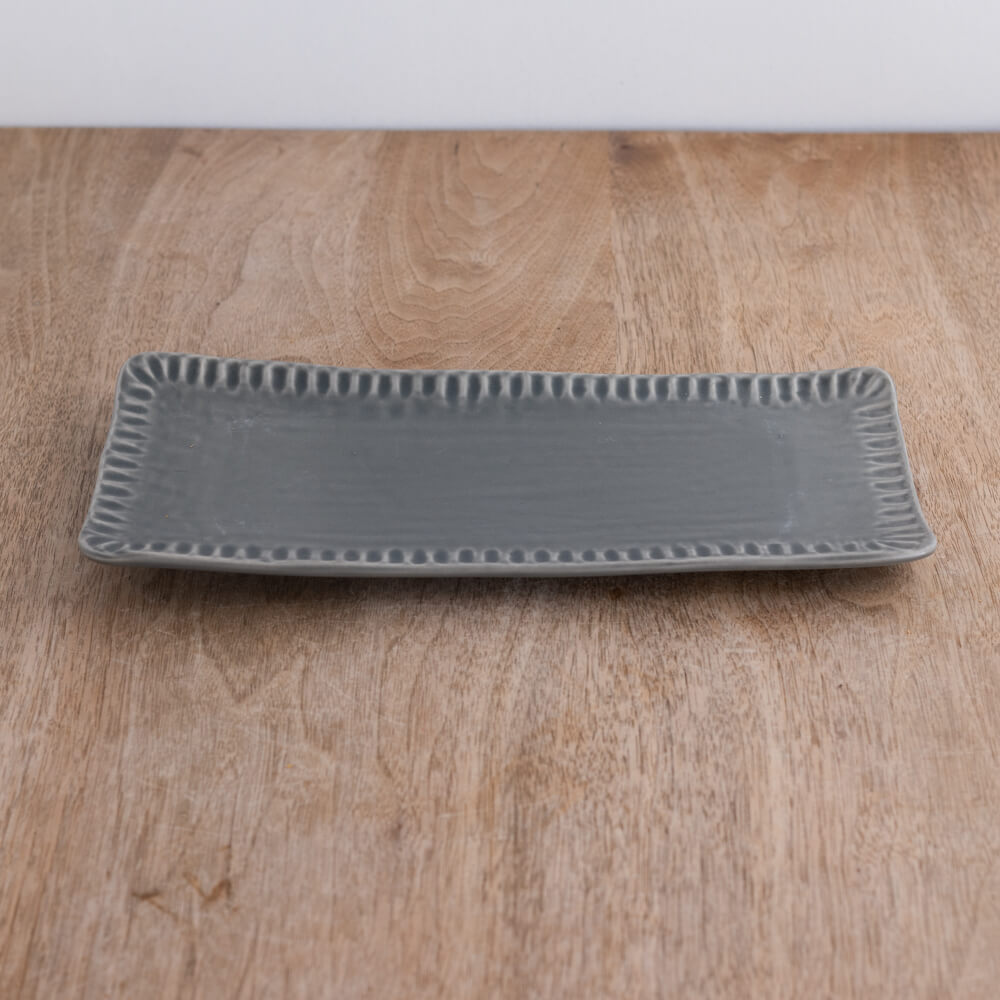 MINO 削ぎ サンマ皿 GY -器市-