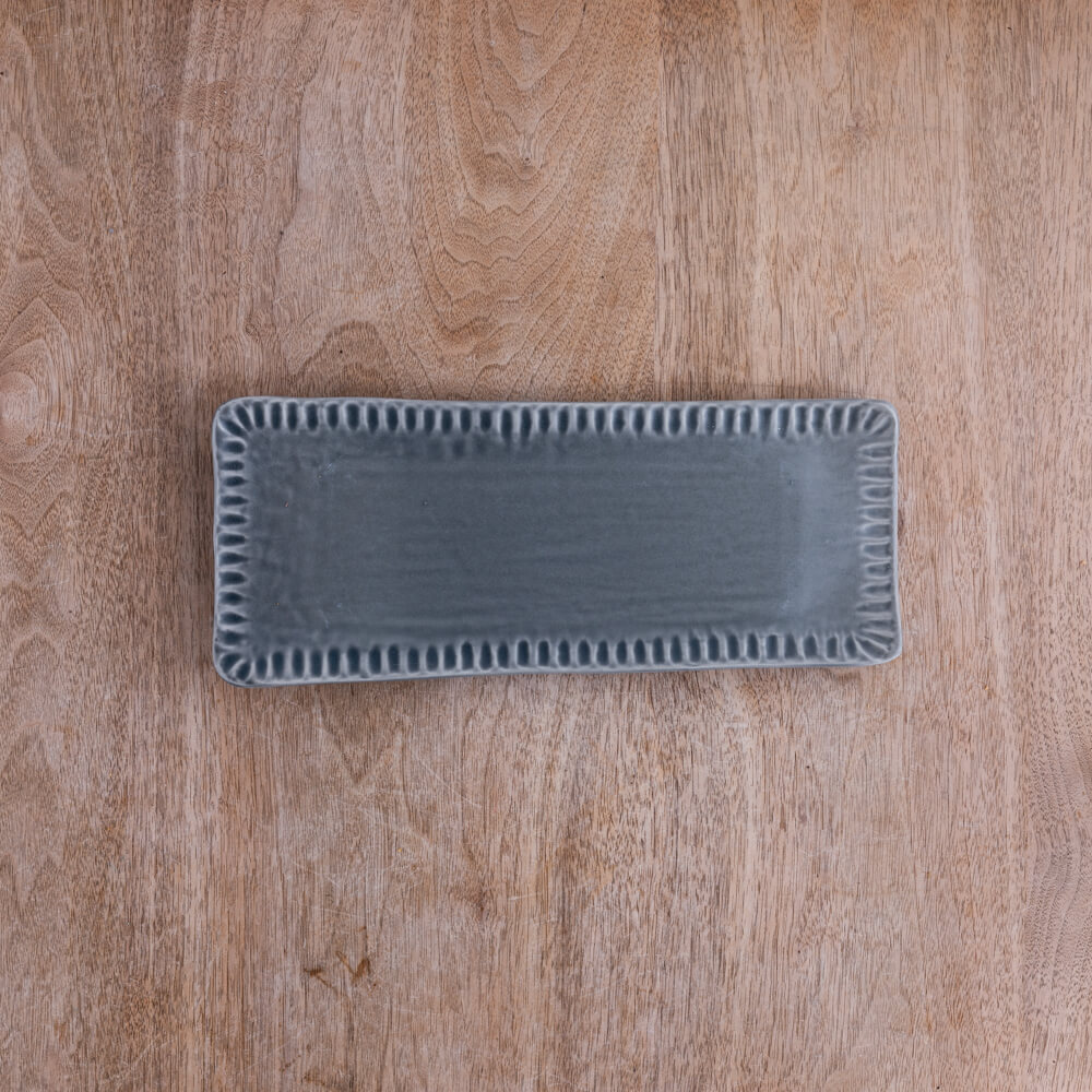 MINO 削ぎ サンマ皿 GY -器市-