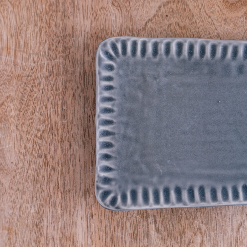 MINO 削ぎ サンマ皿 GY -器市-