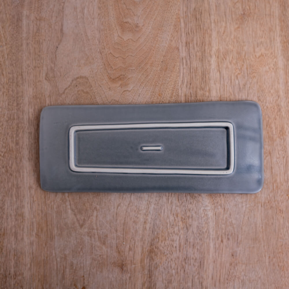 MINO 削ぎ サンマ皿 GY -器市-