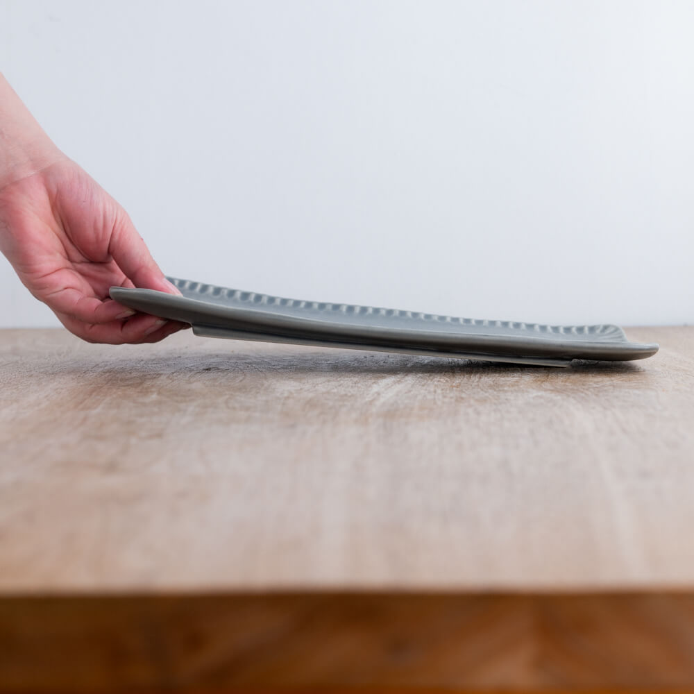 MINO 削ぎ サンマ皿 GY -器市-