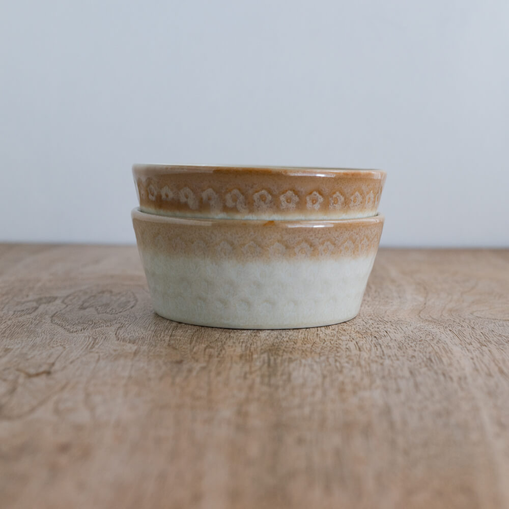 【WEB限定】スモークリース・ブラウン 切立小鉢 -器市-