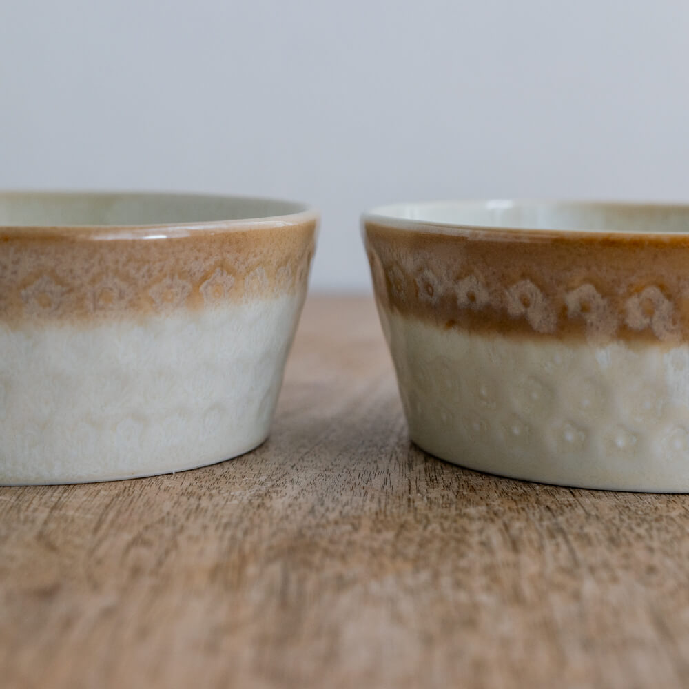 【WEB限定】スモークリース・ブラウン 切立小鉢 -器市-