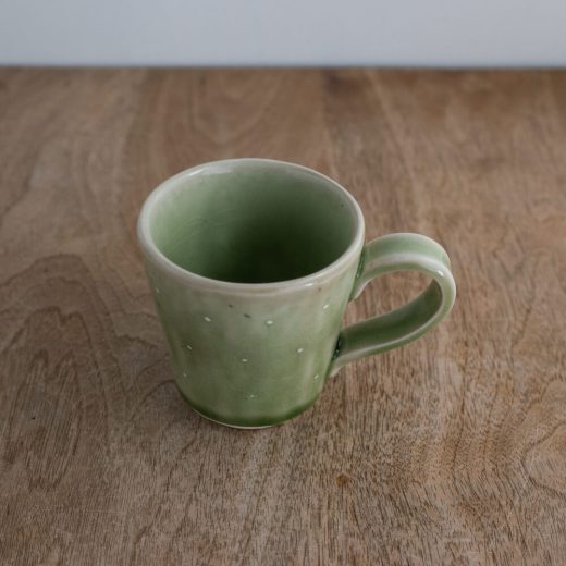 白ドットマグ 翡翠 -器市-