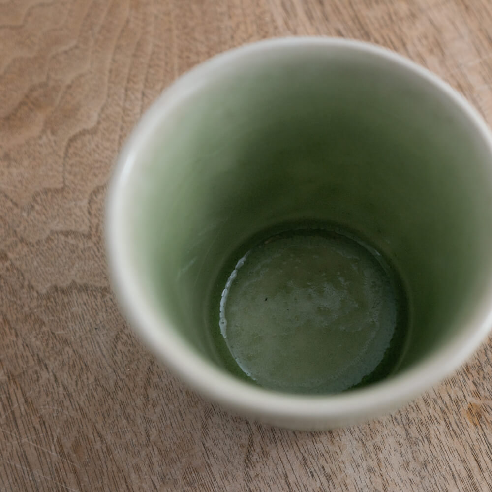 白ドットマグ 翡翠 -器市-