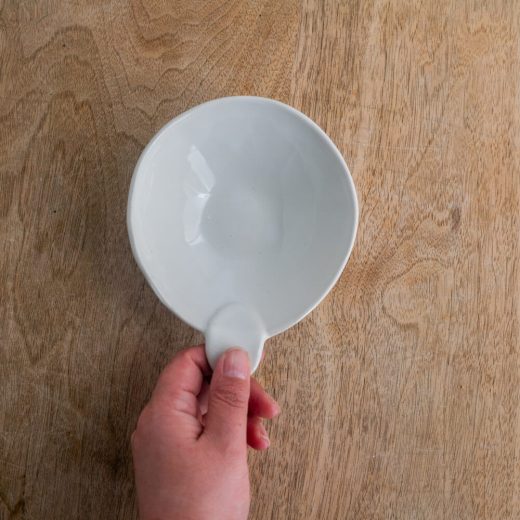 【WEB限定】カラー手付塗分とんすい ホワイト -器市-