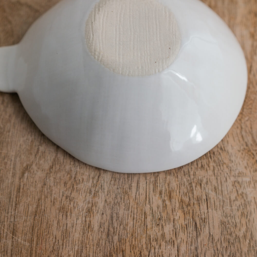 【WEB限定】カラー手付塗分とんすい ホワイト -器市-