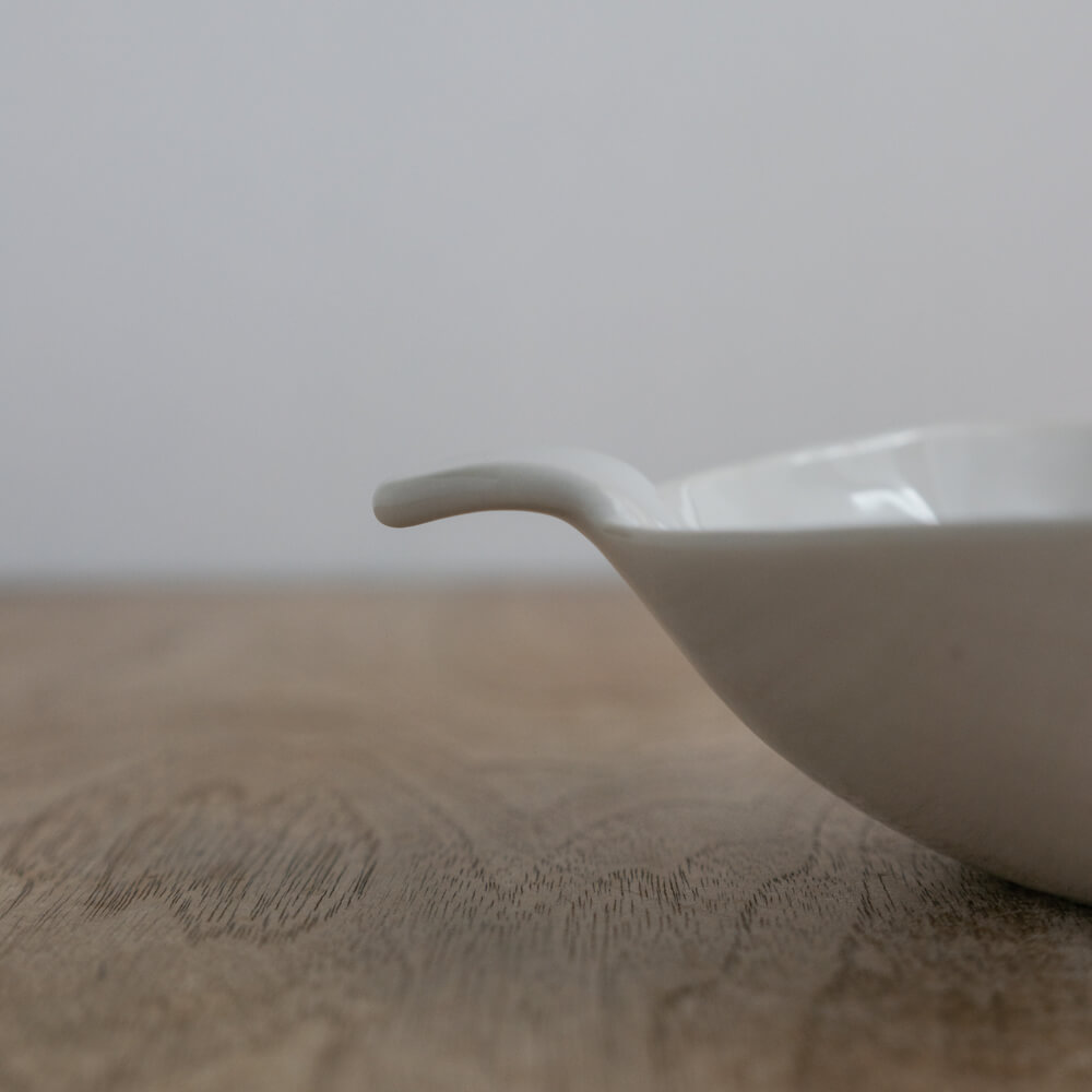 【WEB限定】カラー手付塗分とんすい ホワイト -器市-