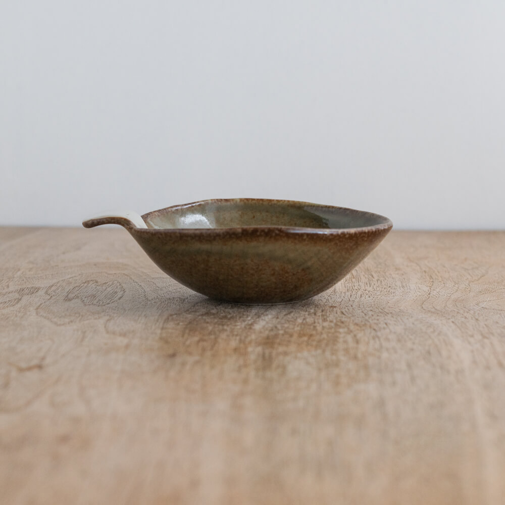 【WEB限定】カラー手付塗分とんすい うのふベージュ -器市-