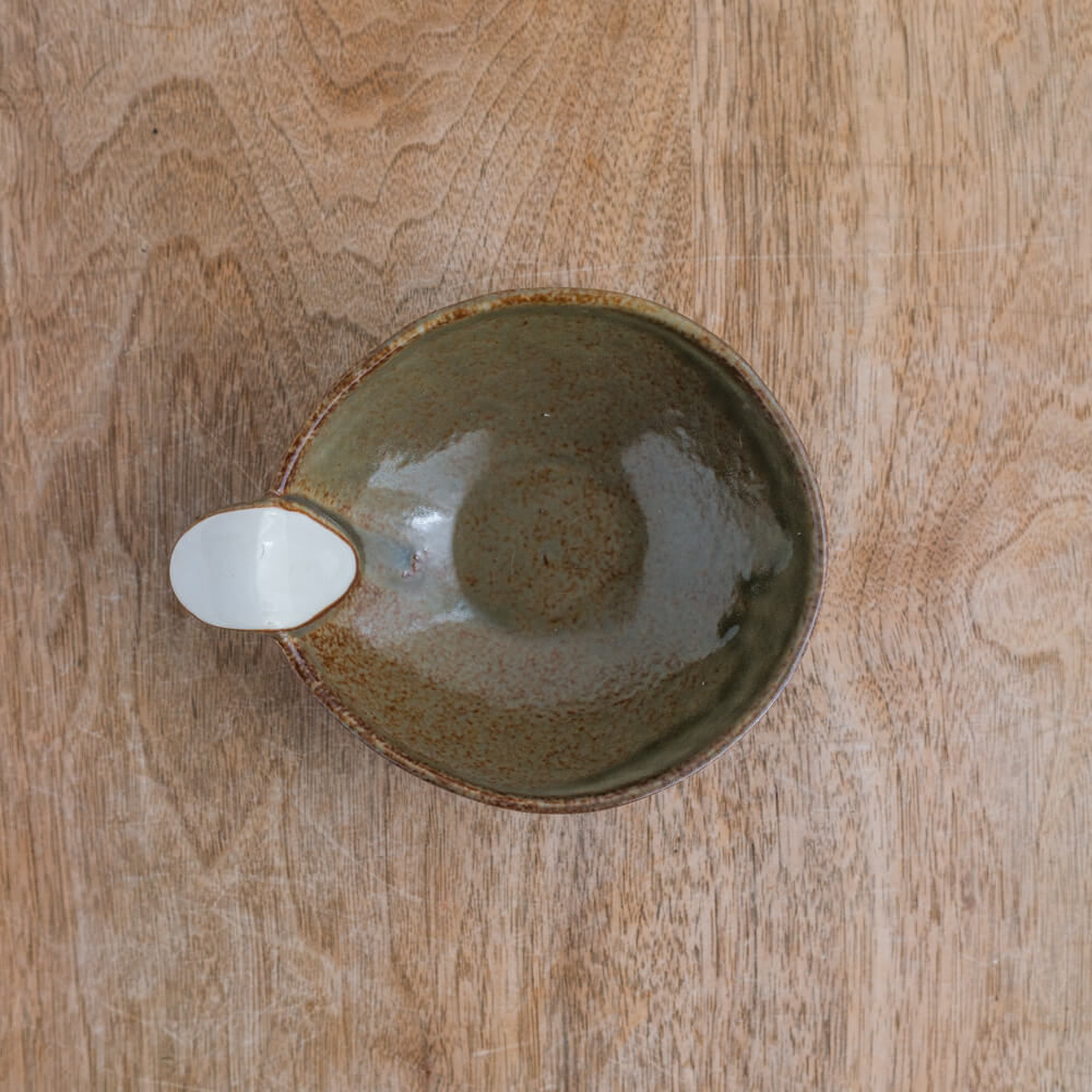 【WEB限定】カラー手付塗分とんすい うのふベージュ -器市-