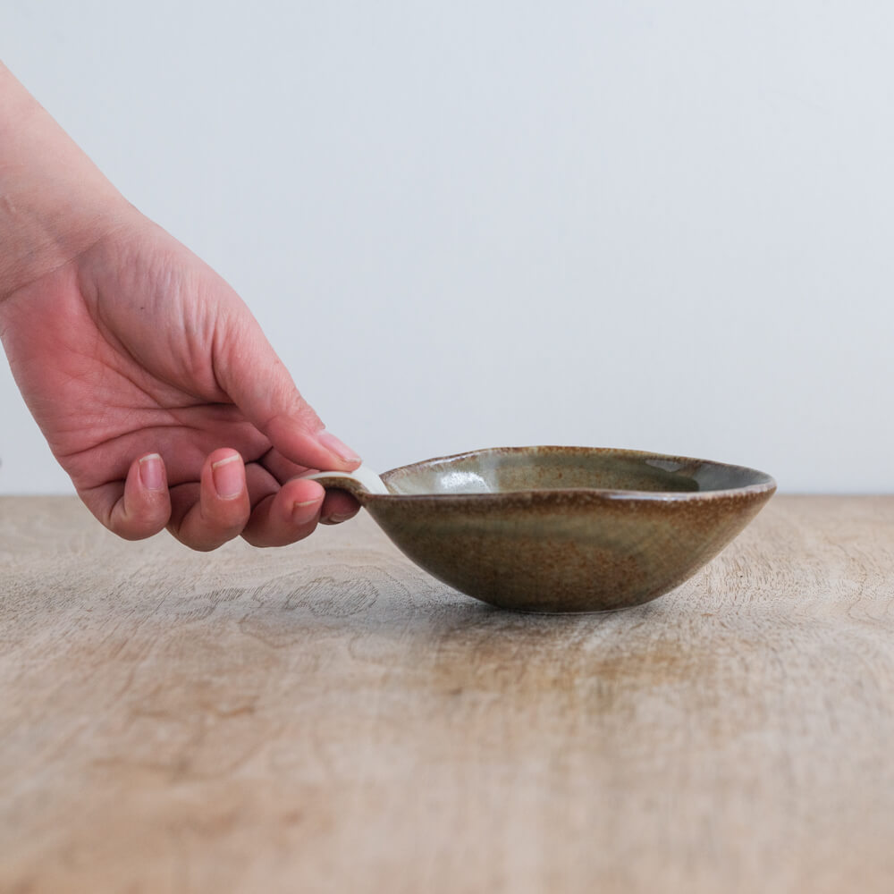 【WEB限定】カラー手付塗分とんすい うのふベージュ -器市-