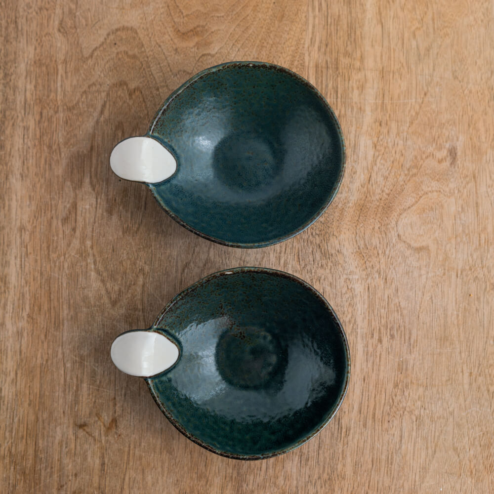 【WEB限定】カラー手付塗分とんすい うのふ紺 -器市-