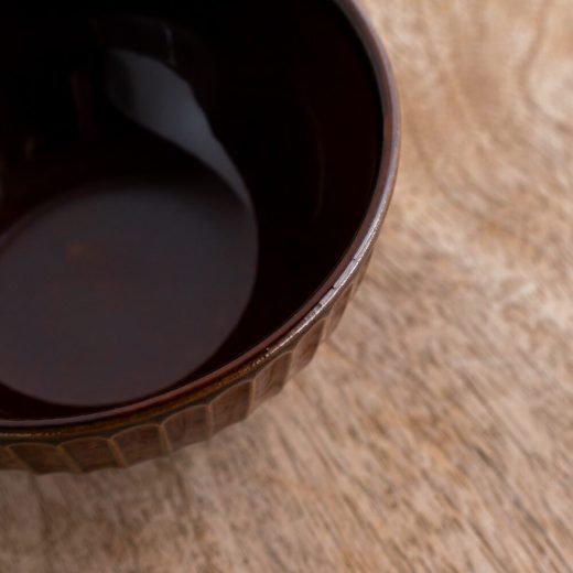 【WEB限定】しのぎ軽量茶碗 アメ -器市-