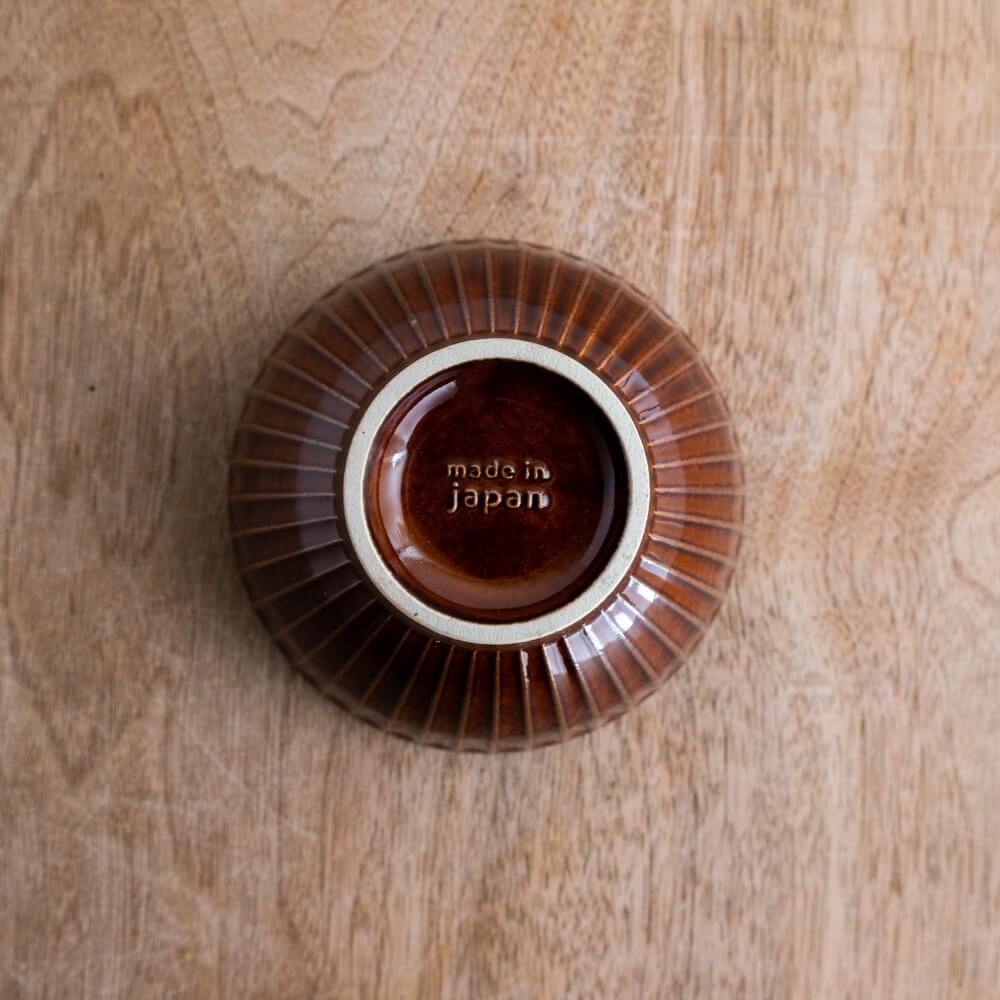 【WEB限定】しのぎ軽量茶碗 アメ -器市-