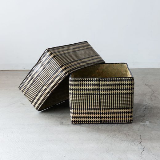 チヒ カラフル長方形箱 (蓋付) 特大【A】