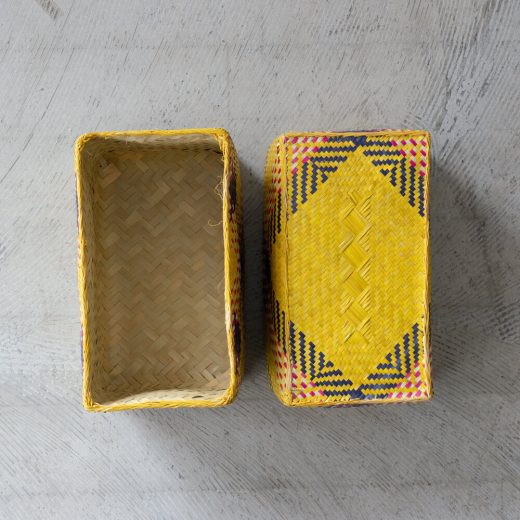 チヒ カラフル長方形箱 (蓋付) M【E】