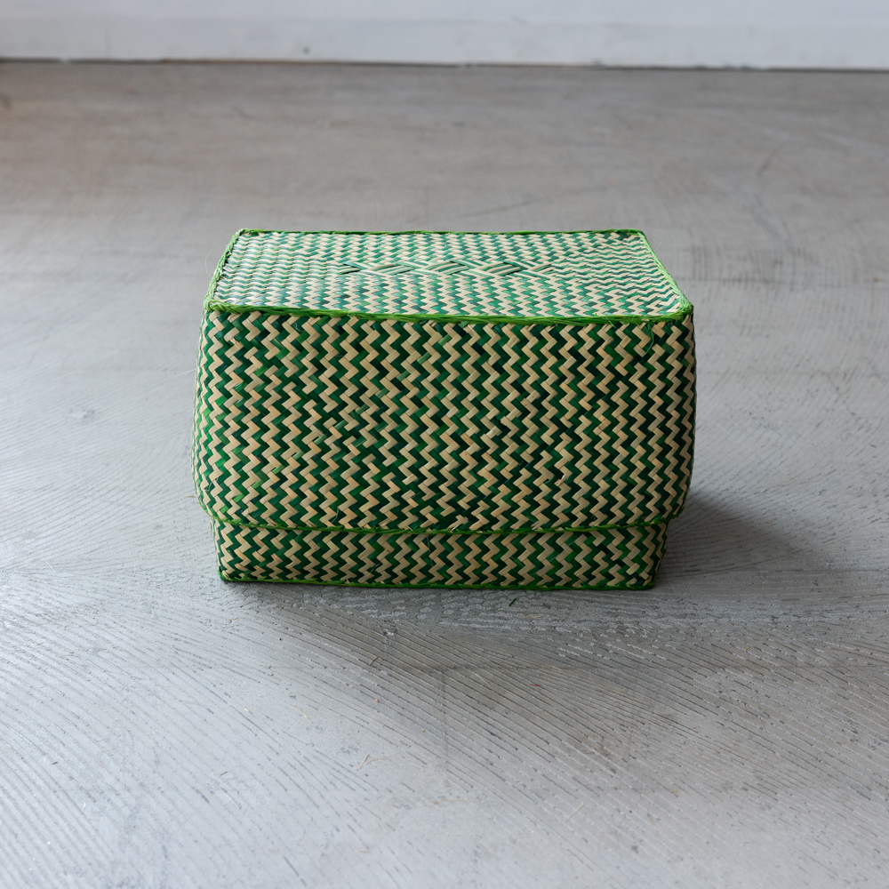 チヒ カラフル長方形箱 (蓋付) M【D】