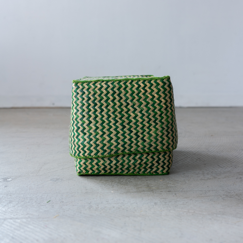 チヒ カラフル長方形箱 (蓋付) M【D】