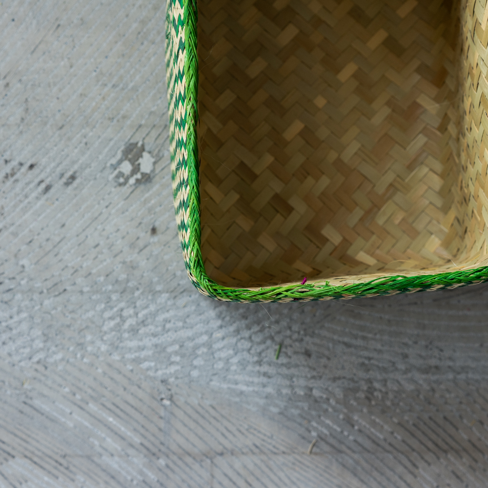 チヒ カラフル長方形箱 (蓋付) M【D】