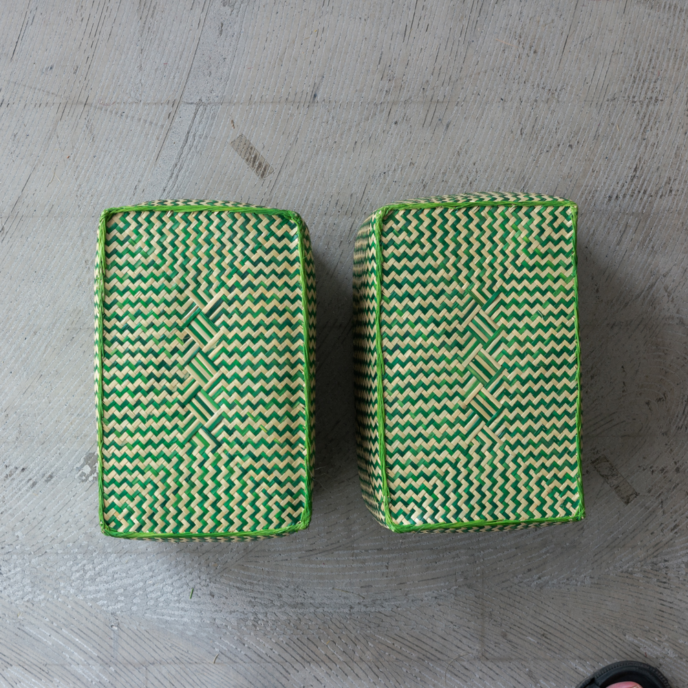 チヒ カラフル長方形箱 (蓋付) M【D】