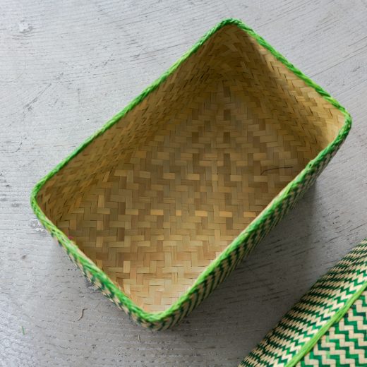 チヒ カラフル長方形箱 (蓋付) M【D】