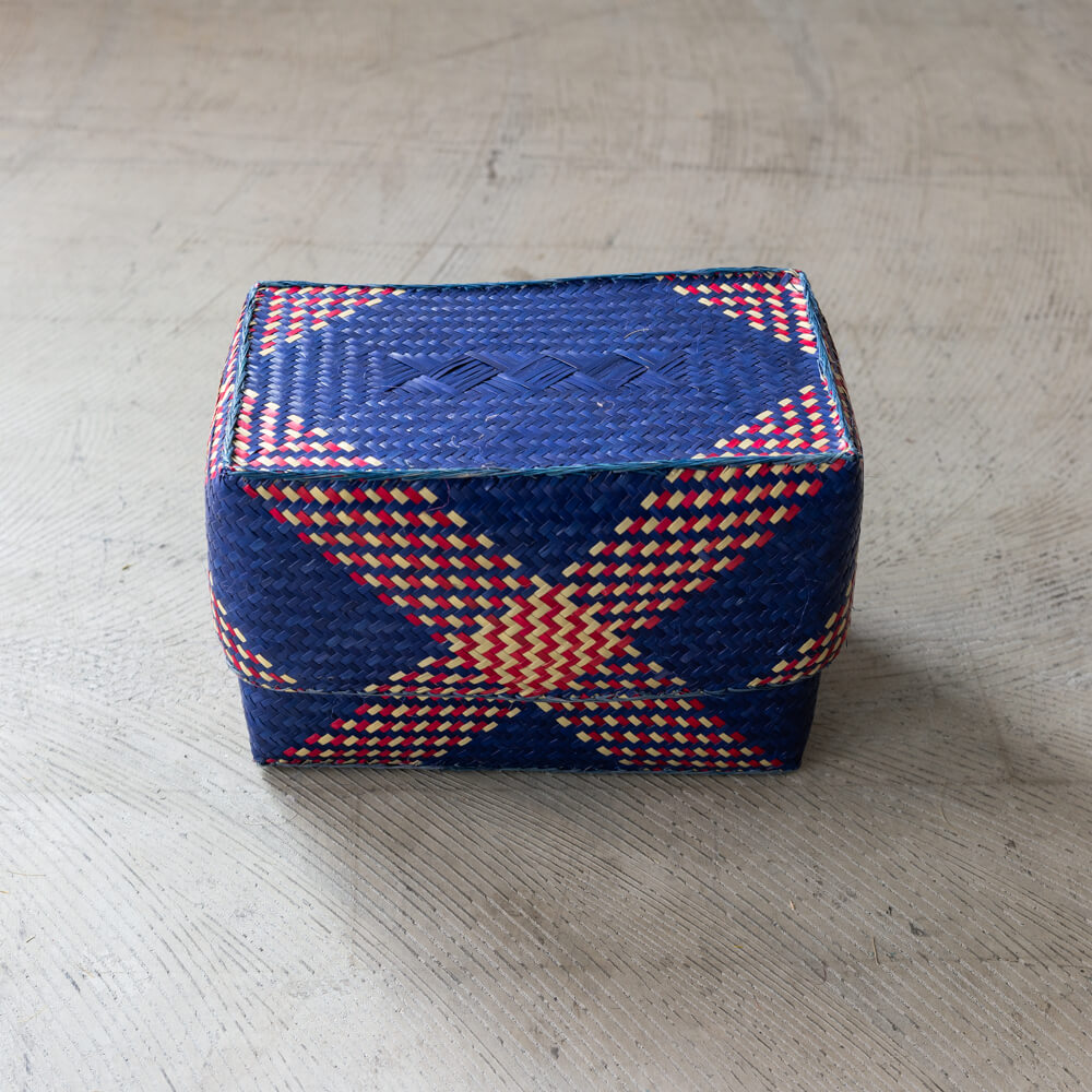 チヒ カラフル長方形箱 (蓋付) M【F】